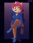 anthro blue_clothing blue_eyes briefcase brown_body brown_fur chair clothed clothing female fur furniture hair lawyer legwear looking_at_viewer on_chair pose princess red_hair royalty seductive sitting sitting_on_chair smile smiling_at_viewer solo tan_body tan_fur thick_thighs thigh_highs conditional_dnp superhypersonic2000_(artist) archie_comics sega sonic_the_hedgehog_(archie) sonic_the_hedgehog_(comics) sonic_the_hedgehog_(series) sally_acorn chipmunk ground_squirrel mammal rodent sciurid absurd_res digital_drawing_(artwork) digital_media_(artwork) hi_res pinup