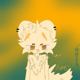 ambiguous_gender anthro brown_eyes ear_piercing fluffy fur gradient_background piercing simple_background solo toony yellow_body yellow_fur excited13 mammal rodent sciurid tree_squirrel 1:1 aliasing digital_media_(artwork) half-length_portrait hi_res portrait female_(lore)