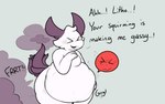 >w< after_vore anthro belly big_belly blush blush_lines breasts dialogue duo eyes_closed fart fart_cloud fart_fetish female gassy holding_belly imprint male male/female male_prey overweight purple_fart_cloud raised_tail rumbling_stomach small_tail sound_effects squirming standing tail thick_thighs unusual_fart vore willing_prey conditional_dnp verdantphysician litho_(verdantphysician) aquatic_gastropod fish gastropod jorunna_parva marine mollusk nudibranch sea_slug slug digital_media_(artwork)