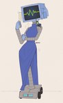 1_eye alcohol antennae_(anatomy) anthro beverage black_eyebrows black_wheel blue_bottomwear blue_clothing blue_dress blue_dress_shirt blue_hands blue_head blue_pants blue_screen blue_topwear blue_vest bottomwear canon_couple carrying_another champagne clothed clothed_female clothed_humanoid clothing container corrugated_arms corrugated_body corrugated_neck corrugation crt cup curvy_figure digit_ring dress drinking_glass duo emanata extreme_size_difference eyebrows female female_humanoid for_a_head glass glass_container glass_cup green_antennae green_body halter_top hand_on_own_arm holding_beverage holding_glass holding_object hourglass_figure husband husband_and_wife jewelry larger_female looking_at_another machine male male/female male_anthro married_couple metal micro no_pupils on_shoulder pants red_eyes ring rivets screen screen_face simple_background size_difference sleeveless_dress smaller_anthro smaller_male smile sparkles suit text topwear vest waveform wedding_ring wheel wheel_feet wife wine_glass yellow_ring yellow_sclera auveiss nickelodeon spongebob_squarepants spongebob_squarepants_(series) karen_plankton sheldon_j._plankton arthropod copepod crustacean humanoid mammal marine maxillopod object_head plankton_(species) robot screen_head 2025 artist_name digital_drawing_(artwork) digital_media_(artwork) flat_colors hi_res signature