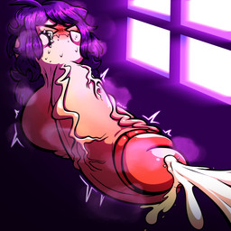 balls big_balls big_penis blush blushing_profusely bodily_fluids covering covering_face cum embarrassed erection fangs genital_fluids genitals hair huge_balls huge_penis humanoid_genitalia humanoid_penis hyper hyper_balls hyper_genitalia hyper_penis male nude penis simple_background small_but_hung solo sweat teeth puffylover69 mario_bros nintendo boo_(mario) waddling_head 1:1 hi_res