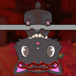 accessory ambiguous_gender anthro black_body black_fur chibi fur gymnastics hanging_upside_down headband jewelry necklace nether pawpads solo tail upside_down skittlesvt jewelpet microsoft minecraft mojang sanrio sega_fave xbox_game_studios neth_(skittlesvt) felid feline mammal 1:1 3d_(artwork) better_version_at_source digital_media_(artwork)