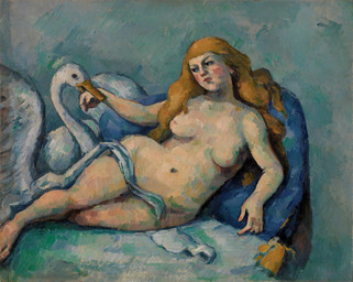5_fingers ambiguous_feral ambiguous_gender beak bedroom_eyes bestiality biped bite biting_another blonde_hair blush breasts convenient_censorship detailed_background duo feathered_wings feathers female female/ambiguous female_human feral fingers hair hand_grab human_on_feral humanoid_hands interspecies long_hair looking_aside lying narrowed_eyes navel nipples nude nude_female nude_human on_side painterly pillow reclining seductive tassels tasteful_nudity white_body white_feathers wide_hipped_female wide_hips wings paul_cezanne european_mythology greek_mythology leda_and_the_swan metamorphoses_(poem) mythology public_domain leda zeus anatid anseriform anserine avian bird human mammal swan 19th_century absurd_res ancient_art formal_art hi_res oil_painting_(artwork) painting_(artwork) traditional_media_(artwork) traditional_painting_(artwork) male_(lore)