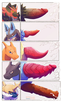 animal_genitalia animal_penis anthro balls big_penis blue_eyes bodily_fluids canine_genitalia canine_penis cetacean_genitalia cetacean_penis chart cum cumshot ejaculation erection feral genital_fluids genital_slit genitals glans group humanoid_genitalia humanoid_penis knot male orgasm penis penis_chart penis_size_difference pubes red_eyes ribbed_penis simple_background smile tapering_penis vein veiny_penis white_background koyo_draka nintendo penis_lineup pokemon charizard generation_1_pokemon generation_4_pokemon generation_5_pokemon generation_6_pokemon generation_7_pokemon incineroar lucario mega_charizard mega_charizard_x mega_evolution pokemon_(species) samurott hi_res