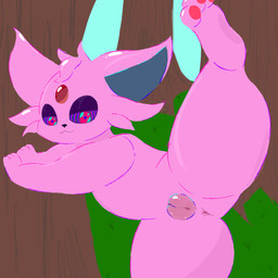 anus butt darkened_genitalia darkened_vulva female feral forehead_gem forest forest_background fur gem genitals hypnotic_eyes nature nature_background pawpads paws pink_body pink_fur plant plump_labia presenting presenting_anus presenting_hindquarters presenting_vulva purple_eyes raised_leg solo spread_legs spreading tree vulva abyss_arts nintendo pokemon domestic_cat eeveelution espeon felid feline felis generation_2_pokemon mammal pokemon_(species) 1:1 hi_res