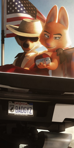 alcohol american_flag beer beverage california canon_couple country duo female holidays light_truck male pickup_truck truck united_states_of_america vehicle monketco_(artist) goneafterdark_(modeler) 4th_of_july coors dreamworks ford ford_f250 the_bad_guys diane_foxington mr._wolf_(the_bad_guys) canid canine canis fox mammal wolf 1:2 3d_(artwork) absurd_res blender_(artwork) digital_media_(artwork) hi_res huge_filesize