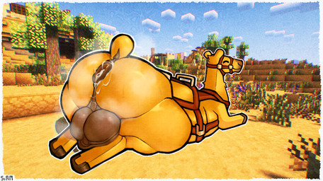 anus back_hump backsack balls belly big_balls big_belly big_butt bodily_fluids border brown_anus brown_balls brown_perineum butt cum cum_in_ass cum_inside cum_on_butt dock_(anatomy) eyes_closed fat_hump fatty_humps feral fur genital_fluids genitals halter hooves huge_balls huge_butt huge_thighs lying male male_feral mount musky_anus musky_balls musky_butt on_front orange_body orange_fur overweight overweight_feral overweight_male perineum puffy_anus saddle screencap screencap_background scrotum_flap smile solo steamy_butt tail thick_thighs unguligrade white_border snackaftermidnight microsoft minecraft mojang xbox_game_studios camel camel_(minecraft) camelid mammal chromatic_aberration hi_res