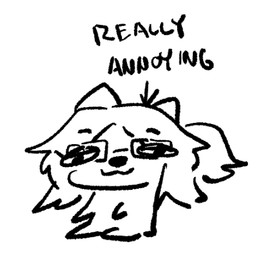 chibi eyewear female glasses hair shitpost short_hair simple_background smile solo text white_background anaugi nuggy_(anaugi) badger mammal mustelid musteline 2024 low_res meme monochrome sketch trans_(lore) trans_woman_(lore)