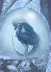 3_toes anthro beak big_butt biped blue_body blue_fur blue_tail breasts butt claws cold curled_up detailed_background feet female fetal_pose fingers fur hair horn looking_at_viewer multicolored_body non-mammal_breasts nude nude_anthro nude_female side_boob side_view snow solo tail thick_thighs toe_claws toes two_tone_body white_hair yellow_eyes treyer capcom monster_hunter guardian_seikret 2025 absurd_res digital_media_(artwork) hi_res