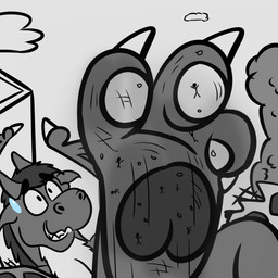 anthro city_destruction dergoon destruction dirty dirty_feet feet foot_fetish macro male paws toes furred_dragon_toons mythology dragon mythological_creature mythological_scalie scalie 1:1 hi_res