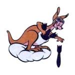 bomb bombing cloud explosives eyewear female goggles pouch_(anatomy) pouch_purse retro simple_background smile solo vintage war unknown_artist disney kangaroo macropod mammal marsupial 1:1 low_res