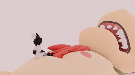 anthro duo extreme_size_difference fur lying macro male male/male micro multicolored_body multicolored_fur on_back oral_vore size_difference vore kris-kawaii mario_bros nintendo bowser x_(kris-kawaii) dragon_koopa koopa lagomorph leporid mammal rabbit scalie 16:9 3d_(artwork) 3d_animation animated digital_media_(artwork) hi_res high_framerate no_sound short_playtime video widescreen