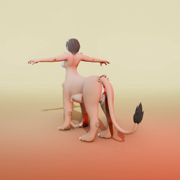 breasts claws female genitals herm intersex penis solo tail vulva thenaitsabel thornbreaker_(gildedtongue) chakat felid felid_taur lion mammal mammal_taur pantherine taur 1:1 3d_(artwork) animated blender_(artwork) digital_media_(artwork) hi_res no_sound short_playtime turntable_(animation) video