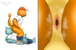 anthro anus anus_focus balls blue_eyes blush bodily_fluids bottomwear bottomwear_down brown_eyes butt clothed clothing duo erection eyes_closed facesitting facesitting_pov fire flaming_tail footwear genitals glistening glistening_body green_body hat headgear headwear lying male male/male multicolored_body musk musk_clouds orange_body pants pants_down partially_clothed penis raised_tail reverse_facesitting school_uniform shoes simple_background sitting_on_another sweat tail two_tone_body uniform white_background young young_male drain_scat nintendo pokemon bulbasaur charmander generation_1_pokemon pokemon_(species) reptile scalie 2024 hi_res