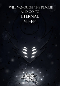 6_eyes ambiguous_gender black_body dialogue ellipsis flower multi_eye plant solo text white_eyes white_flower white_text netmors hollow_knight_(franchise) team_cherry shade_lord_(hollow_knight) shadow_creature 2019 absurd_res comic end_page english_text hi_res