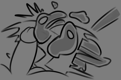 attack bear_trap bear_trap_on_head genitals male penis shortstack shortstack_male slime surprised trap_(contrivance) wounded henrique_rick anonymous_character mellow_(henrique_rick) domestic_cat felid feline felis mammal meme monochrome sketch