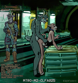 camera_view clothing duo female gun identification looking_at_viewer male male/female mercenary metro military military_uniform nude penetration ranged_weapon security security_camera sex standing standing_sex subway subway_station text uniform weapon cool. billy_brocas bovid caprine felid feline goat mammal absurd_res english_text hi_res