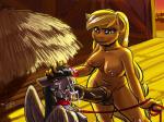 2015 4:3 5_fingers animal_genitalia animal_penis anthro anthro_on_anthro applejack_(mlp) areola barn big_penis blonde_hair blue_eyes bodily_fluids breasts brown_penis collar cum cum_in_hair cum_in_mouth cum_inside cum_on_face cum_string dominant dominant_gynomorph dominant_intersex duo equid equine equine_genitalia equine_penis feathered_wings feathers fellatio female fingers friendship_is_magic fur genital_fluids genitals gynomorph gynomorph/female hair hasbro head_grab horse humanoid_hands inside intersex intersex/female leash licking mammal mister_d my_little_pony mythological_creature mythological_equine mythology navel nipples nude open_mouth oral orange_body orange_fur pegasus penile penis penis_lick pink_nipples pony purple_body purple_fur purple_hair sex smile standing sunset tongue tongue_out twilight_sparkle_(mlp) vein veiny_penis wings