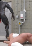 3d after_sex blonde_hair bottomless canine cgi clothed clothing cum cum_in_ass cum_in_pussy cum_inside erection female hair half-dressed human interspecies male mammal muscles penis prison rawdarkness school_uniform size_difference straight trapped were werewolf wolf
Rating: Explicit
Score: 12
User: furmann
Date: March 22, 2013