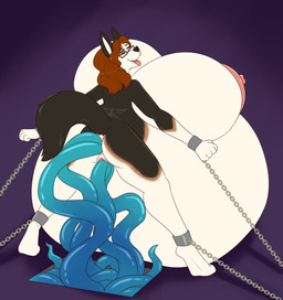 anal anal_penetration ankle_cuffs anthro back_tattoo bdsm belly belly_expansion belly_inflation big_belly big_breasts bondage bound breast_expansion breasts chain chained cuff_(restraint) double_anal double_penetration expansion eyewear female glasses hair huge_belly huge_breasts hyper hyper_belly hyper_breasts inflation nipples penetration red_hair resting_on_belly restraints shackles solo tattoo tentacles tramp_stamp triple_penetration triple_vaginal vaginal vaginal_penetration wrist_cuffs xchiseaxmargaritax jackie_shay canid canine canis mammal wolf hi_res
