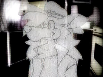 analog analog_glitch anthro broadcast clothed clothing cowboy_hat crt distortion electronics hair hat headgear headwear male paranormal smile solo static television redwolfxiii a-ry_(character) canid canine canis coyote ghost mammal spirit 4:3 animated digital_media_(artwork) huge_filesize long_playtime no_sound video