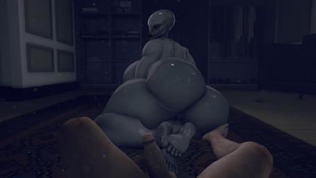 big_breasts big_butt breasts butt duo erection feet female female_focus female_on_human first_person_view genitals glans grey_body huge_butt human_on_humanoid interspecies light-skinned_male light_body light_skin looking_at_viewer looking_back male male/female male_human male_pov not_furry nude nude_female nude_male penis soles toes vulva rayhuma american_mythology mythology north_american_mythology public_domain urban_legend x-com alien human humanoid mammal roswell_grey sectoid 16:9 3d_(artwork) digital_media_(artwork) widescreen