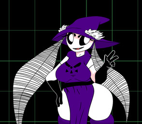 alternate_universe anthro big_breasts big_butt breasts butt female non-mammal_breasts solo kajizy undertale undertale_(series) mandarina_moth arthropod insect lepidopteran moth