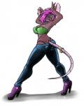 breasts butt eyewear female glasses hair heels high_heels huntingu jelli_kohime lipstick mammal mouse nipples pink_hair rodent rubber
Rating: Questionable
Score: 4
User: NinjaBunneh
Date: April 21, 2014