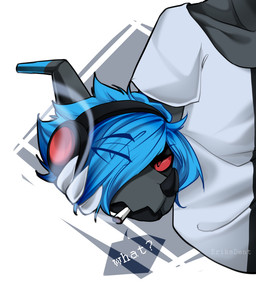 anthro clothed clothing detachable detachable_head hair headless holding_head holding_own_head male solo erikadent mythology nintendo pokemon dragon generation_5_pokemon legendary_pokemon mythological_creature mythological_scalie pokemon_(species) scalie zekrom 2017
