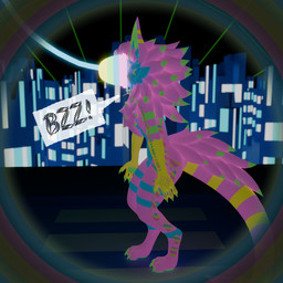 ambiguous_gender anthro blue_background city cityscape crosswalk futuristic green_body hypnosis male mind_control road simple_background solo standing technology transformation buckybrust deltarune undertale_(series) novabeast werewire 1:1 3d_(artwork) absurd_res digital_media_(artwork) hi_res story story_in_description
