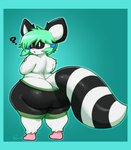 anthro big_butt bottomwear butt clothed clothing huge_butt huge_hips huge_thighs looking_at_viewer looking_back partially_clothed plumber's_crack thick_thighs topless wide_hips softestpuffss atlyss chang_(atlyss) mammal rodent hi_res