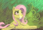 drugged drugs female green_eyes marijuana solo substance_intoxication wings fiasko0 friendship_is_magic hasbro my_little_pony mythology fluttershy_(mlp) equid equine horse mammal mythological_creature mythological_equine pegasus pony