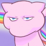 avatar legendary_pokémon mew nintendo pink_body pink_theme pokémon rainbow solo unimpressed video_games
Rating: Safe
Score: 8
User: Noxie
Date: May 10, 2012