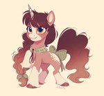 brown_body brown_fur brown_hair female feral fur green_eyes hair hooves horn smile solo imalou hasbro my_little_pony mythology equid equine mammal mythological_creature mythological_equine unicorn 2021 absurd_res digital_media_(artwork) hi_res