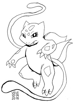 3_toes ambiguous_gender arm_markings ears_back fangs feet front_view glistening glistening_eyes leg_markings looking_at_viewer markings narrowed_eyes pivoted_ears solo teeth toes skyelegs nintendo pokemon bulbasaur generation_1_pokemon pokemon_(species) 2015 black_and_white dated hi_res monochrome signature