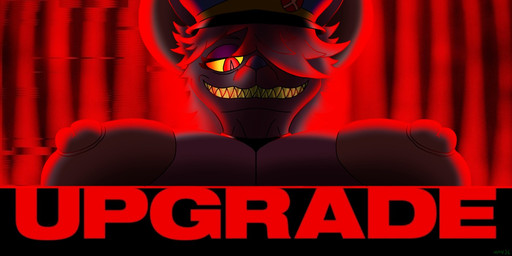 anthro areola big_areola big_breasts big_nipples breasts cyberpunk female glowing glowing_eyes hair hair_over_eye horror_(theme) horror_movie huge_areola huge_breasts looking_at_viewer movie_poster movie_reference narrowed_eyes nipples police police_hat police_officer poster red_eyes sharp_teeth smile smiling_at_viewer solo teeth yellow_sclera yellow_teeth m4n officer_flint_(foresttherotten) mammal murid murine rat rodent 2:1