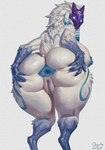 5_fingers anthro anus areola big_anus big_breasts big_butt blue_anus blue_areola blue_body blue_eyes blue_fur blue_nipples blue_pussy breasts butt digitigrade female fingers floppy_ears fur genitals hair huge_butt looking_at_viewer looking_back looking_back_at_viewer lop_ears mask multicolored_body multicolored_fur muscular nipples nude presenting presenting_anus pussy simple_background solo spread_anus spread_butt spreading standing tail thick_thighs wearing_mask white_background white_body white_fur white_hair oryolz league_of_legends riot_games tencent kindred_(lol) lamb_(lol) bovid bovine caprine mammal sheep 2024 absurd_res hi_res signature