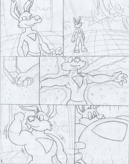 anthro expansion expansion_sequence growth growth_sequence inflation laser_beam machine male malfunction muscle_growth puffed_out_chest solo switch_(control) virus-20 loonatics_unleashed looney_tunes warner_brothers tech_e._coyote canid canine canis coyote mammal comic sketch sketch_page