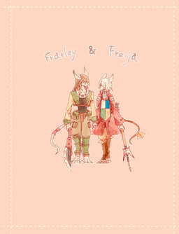 accessory ambiguous_anthro ambiguous_gender anthro anthro_on_anthro biped black_clothing black_shirt black_topwear bottomwear brown_clothing brown_hair brown_legwear brown_tail claws closed_smile clothed clothed_ambiguous clothed_anthro clothed_male clothing coat cravat cropped_jacket digitigrade duo eye_contact feet fully_clothed fully_clothed_ambiguous fully_clothed_anthro fully_clothed_male furgonomics grey_body grey_ears grey_tail hair hand_holding hand_wraps holding_melee_weapon holding_object holding_polearm holding_spear holding_weapon legwear looking_at_another looking_at_partner male male/ambiguous male_anthro melee_weapon mouth_closed outline pants polearm pouch_(clothing) red_clothing red_coat red_topwear shirt small_waist smile smiling_at_another smiling_at_partner snout spear standing tail tail_accessory text toe_claws toeless_legwear toes topwear weapon white_hair white_outline wraps uni-6 final_fantasy final_fantasy_ix square_enix freya_crescent sir_fratley burmecian mammal rodent 2025 absurd_res digital_drawing_(artwork) digital_media_(artwork) digital_painting_(artwork) digital_watercolor_(artwork) handwritten_text hi_res painting_(artwork) watercolor_(artwork) female_(lore)