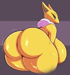 back_boob big_breasts big_butt breasts butt female huge_breasts huge_butt looking_at_viewer looking_back looking_back_at_viewer nude presenting presenting_hindquarters side_boob smile solo thick_thighs wide_hips r-mk nintendo pokemon generation_1_pokemon hypno_(pokemon) mammal pokemon_(species) tapir 2023 digital_media_(artwork) hi_res