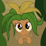 amber_eyes dirt earth female high-angle_view in_ground looking_at_viewer looking_up mandragora_(plant) planet plant solo badumsquish european_mythology hasbro my_little_pony mythology fan_character elemental_creature flora_fauna monster mythological_creature mythological_mandrake hi_res