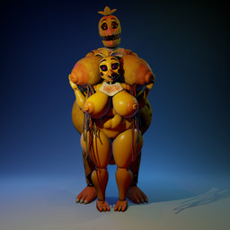 anthro areola balls beak big_breasts breasts butt duo female fingers genitals gynomorph gynomorph/female huge_breasts intersex intersex/female kneeling looking_at_viewer machine nipples non-mammal_balls non-mammal_nipples nude overweight overweight_anthro overweight_gynomorph overweight_intersex penis tongue vulva lil'goober octal_(modeler) five_nights_at_freddy's five_nights_at_freddy's_2 scottgames toy_chica_(fnaf) withered_chica_(fnaf) animatronic avian bird chicken galliform mammal phasianid robot 1:1 2025 3d_(artwork) blender_(artwork) digital_media_(artwork) hi_res huge_filesize