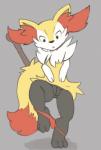 3_toes anthro clothed clothing feet female fur genitals panties panties_around_ankles panties_down partially_clothed paws pussy red_clothing red_panties red_underwear simple_background solo stick toes underwear underwear_down undressing finegan nintendo pokemon braixen generation_6_pokemon pokemon_(species) digital_media_(artwork)