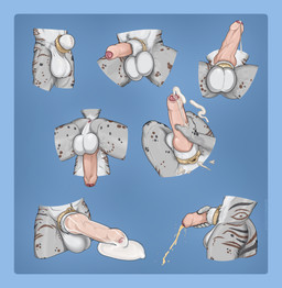 accessory animal_genitalia anthro anus balls big_balls big_penis bodily_fluids cock_ring condom crotch_shot cum cum_on_hand cum_on_self cum_string erection filled_condom foreskin fully_sheathed fur genital_fluids genitals grey_body grey_fur humanoid_genitalia humanoid_penis hybrid_genitalia hybrid_penis jewelry knot knotted_humanoid_penis knotted_penis male markings masturbation peeing penis penis_accessory penis_jewelry sexual_barrier_device sheath side_view simple_background solo spots spotted_body spotted_fur spread_legs spreading striped_body striped_fur stripes tail urine vein veiny_penis themutt hannibalazul felid feline lynx mammal 2019 absurd_res hi_res
