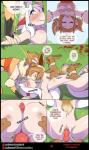 animal_humanoid bestiality breast_play breasts clothed clothing comic dialogue eevee english_text female female/female female_penetrated feral feral_penetrating feral_penetrating_humanoid forced fully_clothed generation_1_pokemon genitals group group_sex hi_res humanoid humanoid_on_feral humanoid_penetrated knot male male/female male_penetrating male_penetrating_female matemi nintendo nude penetration penile penile_penetration penis penis_in_pussy pokemon pokemon_(species) pussy quadruped rape sex silver_soul speech_bubble text titfuck vaginal vaginal_penetration