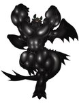 abs anthro big_muscles big_pecs black_body black_claws black_scales blep claws green_eyes huge_muscles huge_pecs huge_thighs long_tail male muscular muscular_arms muscular_legs muscular_male muscular_thighs pecs pose scales solo spiked_tail spikes spikes_(anatomy) tail thick_thighs tongue tongue_out wings dnapalmhead dreamworks european_mythology how_to_train_your_dragon mythology toothless dragon fury_(httyd) mythological_creature mythological_scalie night_fury scalie western_dragon absurd_res hi_res