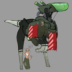 ambiguous_gender bottomwear clothing duo eyewear female feral glasses machine mecha pants shirt smile tail tail_motion tailwag tank_top topwear thecore34 neph_(core34) humanoid robot tailed_humanoid 1:1 absurd_res hi_res