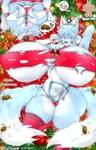 2_tails anal anal_penetration anthro anus big_breasts big_buttplug blue_body breasts butt buttplug cookie female food fur genitals holidays huge_breasts hyper hyper_breasts kemono milk multi_tail nipples penetration plug_(sex_toy) pussy sex_toy solo tail white_body ryoto_namazaru christmas kaiju_paradise roblox canid canine fox ghostfox_gootraxian gootraxian mammal robloxian absurd_res digital_media_(artwork) hi_res