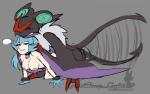 bat bestiality breasts clair clenched_teeth dragon female feral human interspecies male mammal necklace nintendo nipples noivern pokémon poképhilia redimplight sex size_difference teeth video_games
Rating: Explicit
Score: 9
User: Silkywere
Date: April 19, 2014