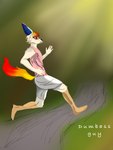 anthro focused jogging jogging_outfit male solo thick_thighs dumbassguy hakka canid canine fennec_fox fox mammal true_fox 3:4 hi_res